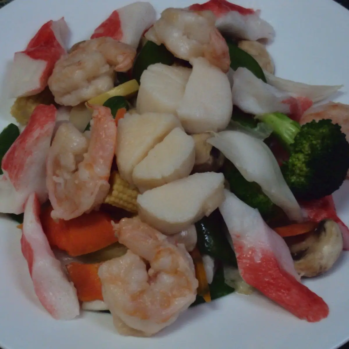 shrimp w mixed vegetable 什菜虾